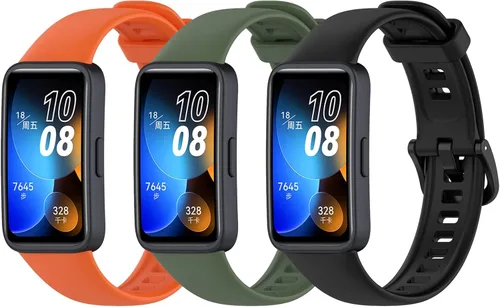 Miniatura 9 de FitTurn Correa de muñeca compatible con Huawei Band 8/9 Smart Watch – Correa deportiva de liberación rápida de repuesto para mujer y hombre Paquete