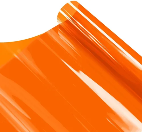 Miniatura 25 de VViViD láminas de vinilo para coloración de ventana, transparentes, coloridas, Azul Naranja