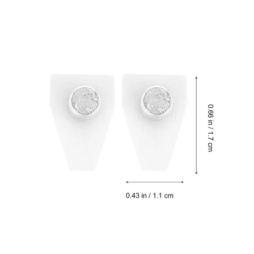 Miniatura 7 de VILLCASE Soporte de clavijas soportes de estantes movibles Clips de estante de vidrio para mesas Pin Soporte de muebles estantes útiles, soporte