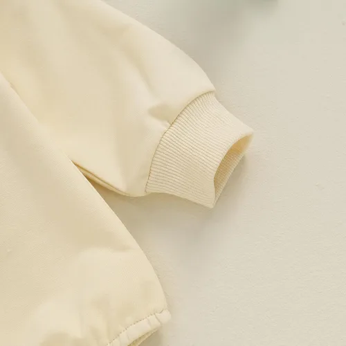 Miniatura 43 de FYBITBO Sudadera de cuello redondo para bebé niña y niño, mameluco de burbujas, camisa de manga larga, traje de San Valentín, ropa de otoño