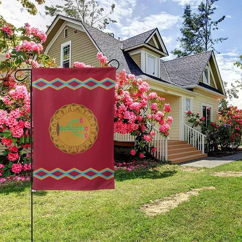 Miniatura 5 de Panteera Wayuu - Bandera de jardín de 12.5 x 18 pulgadas, banderas de jardín de doble cara para el hogar, césped, decoración al aire libre, bandera