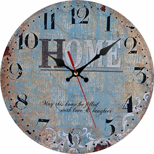 Miniatura 27 de Reloj de pared redondo de madera de 12 pulgadas, silencioso, sin tictac, de cuarzo, funciona con pilas, para oficina, cocina, dormitorio, aula