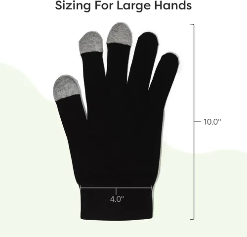 Miniatura 9 de ZenToes Guantes Hidratantes para Manos Secas, Gel Infundido con Aceite de Semilla de Jojoba, Aceite de Oliva y Vitamina E, Hidratante Nocturno