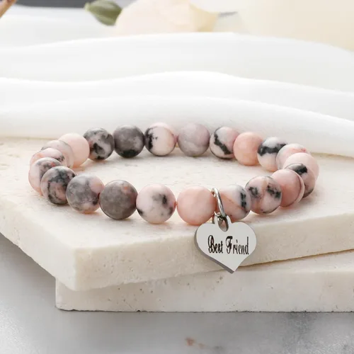Miniatura 6 de Gybver Pulseras de hermanas para 3 como regalo del día de los Galentinos para mejor amiga, amistad, mejor amiga, pulseras para parejas como pulseras