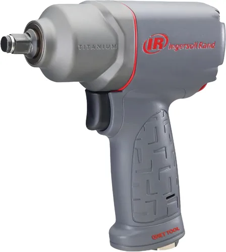 Ingersoll Rand 2125QTiMAX Impacto de aire silencioso de 1/2 pulgada 330 ft-lbs Par máximo, servicio de mantenimiento, empuñadura de pistola, caja de