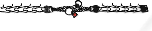 Miniatura 4 de Herm Sprenger Collar de Entrenamiento para Perros de Púas de Acero Inoxidable Negro con Giratorio Collar de Pellizco Ultra-Plus para Mascotas Collar