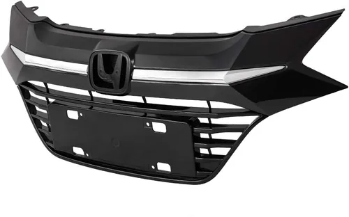 Miniatura 12 de Parrilla delantera superior e inferior cromada compatible con Honda CR-V 2007 2008 2009