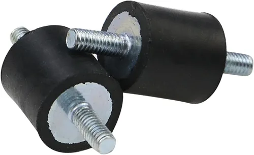 Miniatura 4 de MY MIRONEY Juego de 4 soportes de goma de 0.591 x 0.591 in Aislador antivibración con pernos M4 x 0.394 in Amortiguador
