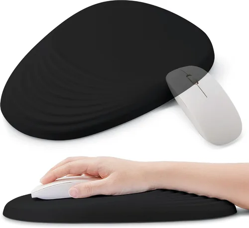 Miniatura 10 de Dumpster on Fire - Alfombrilla ergonómica para mouse – Reposamuñecas de espuma viscoelástica para túnel carpiano y alivio del dolor, base 22