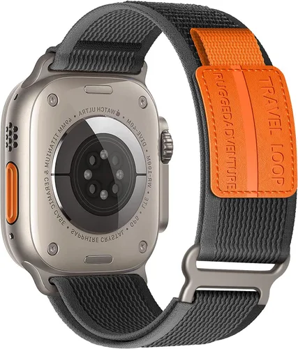 Miniatura 13 de Correa de nylon Trail Loop - Compatible con Apple Watch Ultra 3/2/1 Series 11/10/9/8/7/6/SE/5/4/3 para hombres y mujeres, correa deportiva de tela