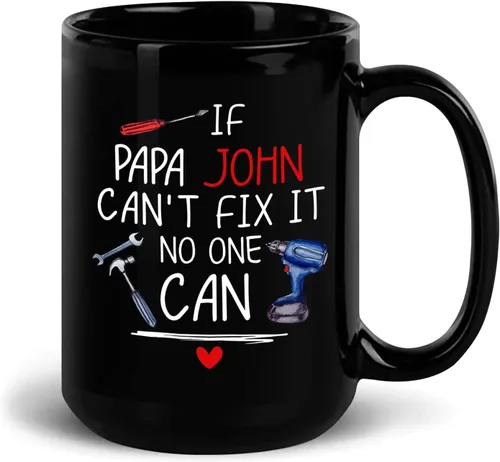 Miniatura 19 de Taza con texto en inglés "This Grandpa Belongs Tow", taza para abuelo, taza de papá personalizada, regalo para papá para marido, taza divertida