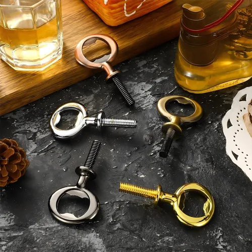 Miniatura 4 de Patelai 30 piezas de metal abridor de botellas de acero inoxidable en blanco, accesorios para boda, fiesta de vino, proyectos de bricolaje, torneado