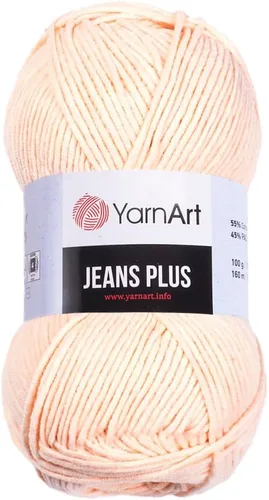 Miniatura 11 de YarnArt Jeans Plus - Hilo de mezcla de algodón suave, 100g (3.5 onzas), 160m (174 yardas), 55% algodón, 45% acrílico, grosor medio #4, ideal
