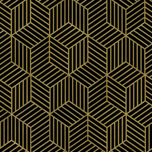 Miniatura 11 de Wenmer - Papel tapiz con estampado geométrico hexagonal de 17.71 x 708 pulgadas, papel adhesivo extraíble, autoadhesivo, vinilo para uso doméstico