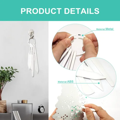 Miniatura 3 de Carpeta de hueso y herramienta de puntuación, herramienta plegable de papel, Creaser de origami de hueso para hacer tarjetas de álbumes de recortes