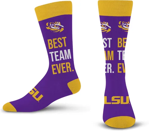 Miniatura 28 de For Bare Feet NCAA Unisex Best Team Ever Crew Sock Ncaa