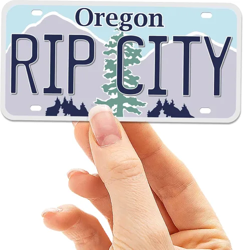 Miniatura 4 de Oregon - Calcomanías para placa de matrícula, elige tu o ciudad, calcomanía para parachoques del noroeste del Pacífico para Hydroflask (Portland)