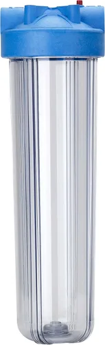 Miniatura 6 de Pentek 150467 20-BB armazón para filtro, color azul, grande, de 3/4 pulgadas, con alivio de presión.