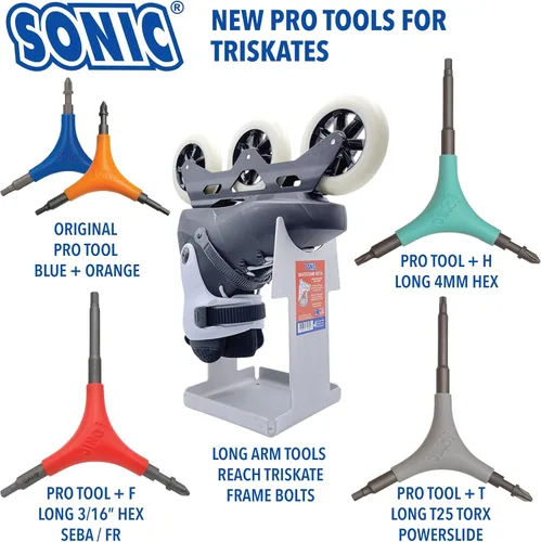 Miniatura 9 de Sonic Pro Patines en línea herramienta Azul