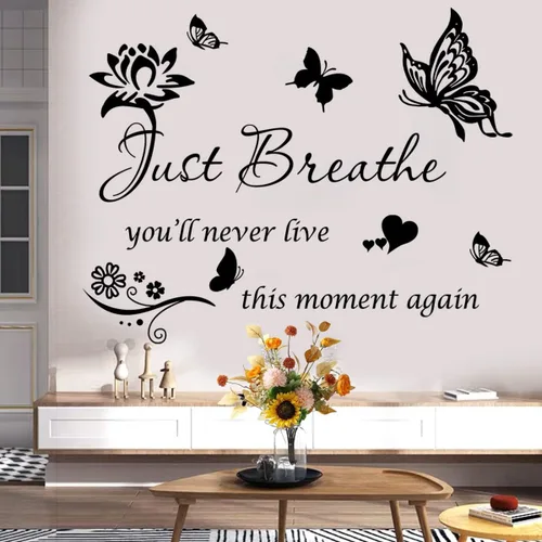 Miniatura 3 de Pegatina de pared con citas positivas inspiradoras, arte inspirador para mujeres y niñas, dormitorio, sala de estar, regalos de aliento