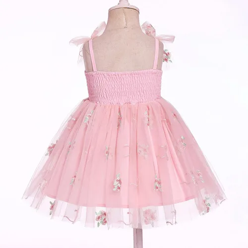 Miniatura 69 de IMEKIS Vestido de princesa de cumpleaños para niña pequeña, confeti brillante, bohemio, arco iris, pastel, sesión de fotos, traje para 1-6T