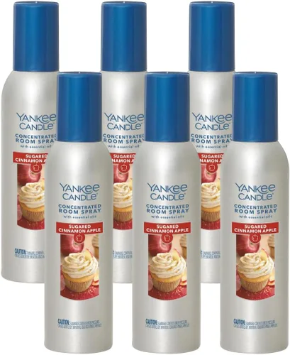 Miniatura 22 de Yankee Candle Ambientador Concentrado en Aerosol para Habitaciones, Eliminador de Olores para el Hogar, Baño, Manzana y Calabaza, 1.5 Oz