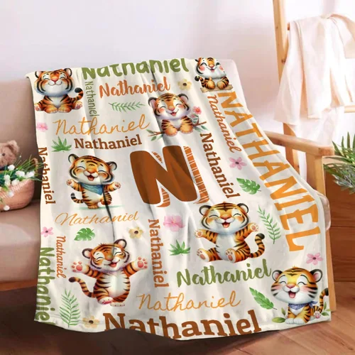 Miniatura 18 de Manta preescolar personalizada de bulldog para bebés, niños y niñas, sábanas de franela personalizadas súper suaves y ligeras, decoración para cuna