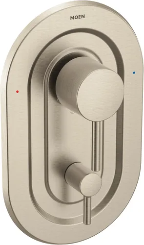 Miniatura 5 de Moen T2190BG Align Posi-Temp con kit de ajuste de válvula de transferencia de 3 funciones incorporado, requiere válvula, oro cepillado