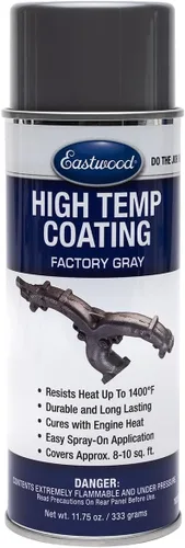 Eastwood Aerosol de recubrimiento de manifiesto de escape gris de fábrica resistente a altas temperaturas, 11.75 onzas | 1 paquete