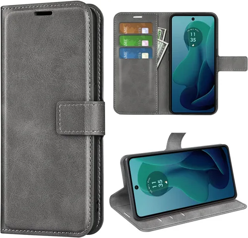 Miniatura 13 de Funda con tapa para Motorola Moto G 5G 2022 Cartera de cuero PU Funda protectora magnética para teléfono móvil Moto G (2022) Funda tipo libro