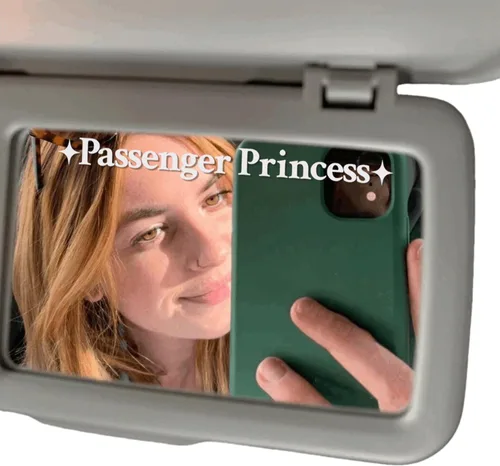 Miniatura 12 de 3x Pegatina para espejo retrovisor de «Hello Gorgeous», accesorio holográfico para coche para mujeres, calcomanía de color láser para vaso