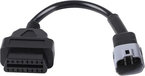 Cable adaptador de 6 pines a 16 pines OBD2 diagnóstico de fallas del motor y detector para motocicletas Su-zu-ki Adaptador OBD compatible con