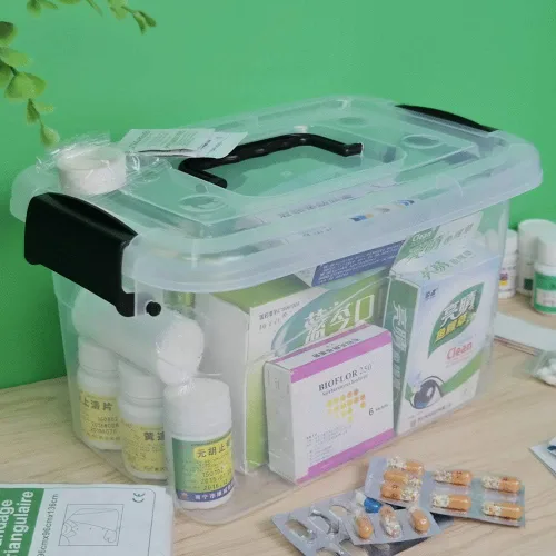 Miniatura 3 de Ramddy Contenedores de plástico transparente de 5 cuartos de galón con tapa, caja de cierre versátil con asas negras, 6 paquetes
