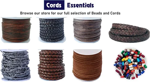 Miniatura 8 de Surtido de cuentas de hueso talladas a mano para hacer joyas y manualidades, 130 piezas, cuentas naturales africanas y nativas americanas en negro