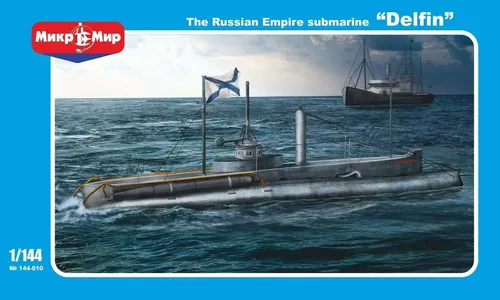 Miniatura 3 de Submarino ruso 'Delfin' 1/144 Micro-MIR 144-010