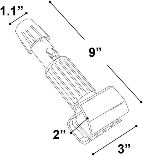 Miniatura 2 de Abrazaderas de fregona comercial - Gripper Mop Yellow