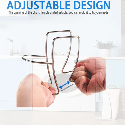 Miniatura 4 de Soporte para manguera de drenaje de lavadora, gancho ajustable para manguera de drenaje, clip guía de manguera de bañera de lavandería, abrazadera