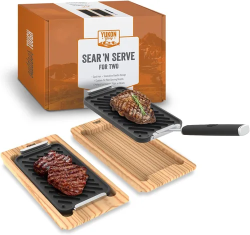 Miniatura 11 de Yukon Glory™ SEAR 'N SERVE - Juego para asar y servir (BBQ 'N SERVE - Juego de parrilla y asador)