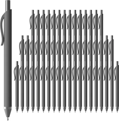 Miniatura 10 de Bolígrafos al por mayor, paquete de 107 bolígrafos de tinta negra y azul, punta media de 1.0 mm, retráctiles al por mayor para escritura suave