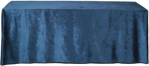 Miniatura 12 de Efavormart - Mantel rectangular de terciopelo negro prémium de 60 x 102 pulgadas para eventos de fiesta de boda