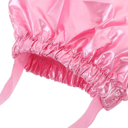Miniatura 6 de balacoo Gorro de ducha impermeable para mascotas para perros y gatos, gorra de baño ajustable para cachorros con protección para los oídos