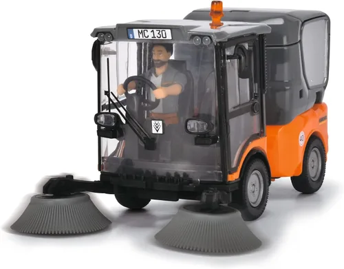 Miniatura 3 de DICKIE TOYS - Barredora de calle Kärcher, para niños de 3 años en adelante, vehículo de limpieza (7.7 in) con numerosas funciones, incluye