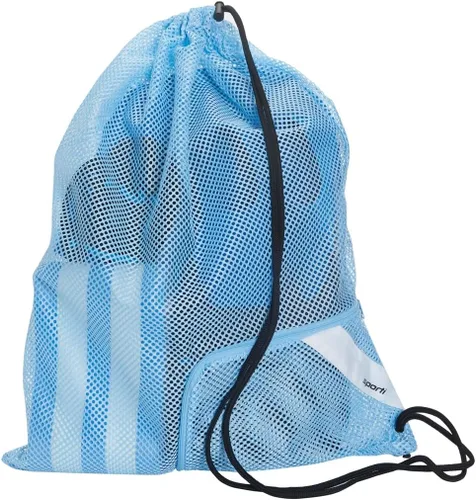 Miniatura 17 de Bolsas de Equipo de Natación Sporti, Mochila de Cordón de Malla, Bolsa de Natación para Nadadores, Mochila de Malla para la Playa Verde
