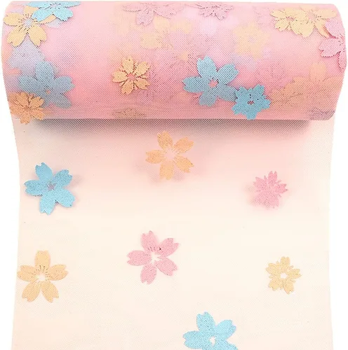 Miniatura 8 de Sakura - Rollos de tul de 6 pulgadas x 10 yardas (30 pies) de color negro para camino de mesa, silla, lazo para mascotas, falda tutú para mascotas