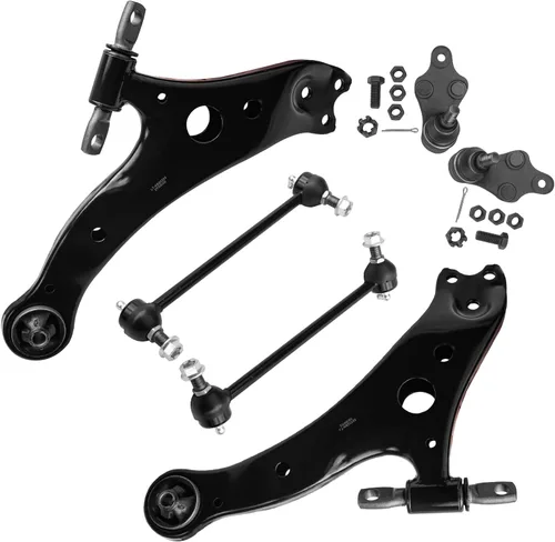 Miniatura 103 de Detroit Axle - Kit de brazos de control de extremo delantero 4WD para Ford 04-08 F-150, 06-08 Lincoln Mark LT, 4 extremos de barra de acoplamiento