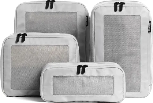 Aerotrunk Cubos de embalaje de compresión para viajes, bolsas organizadoras de equipaje, cubos de embalaje con doble cremallera para maletas