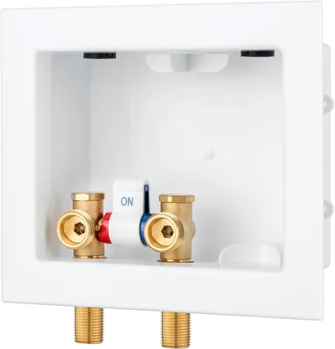 Miniatura 10 de Caja de salida para lavadora CPVC de 1/2 pulgada, válvula de control único, entrada de entrada de 1/2 pulgada, accesorio de tubería de CPVC de 1/2