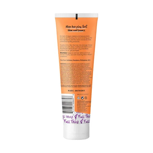 Miniatura 2 de Marc Anthony Champú para engrosar el cabello - Fórmula ligera de biotina y aloe para cabello más voluminoso, más grueso y lleno Champú grueso al
