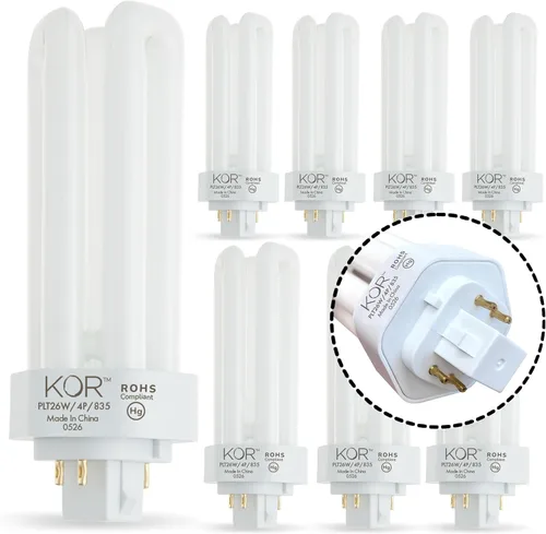 Miniatura 10 de (unidades 4) tubo triple de 26 Watts - GX24q-3 (4 pines), 26.0watts