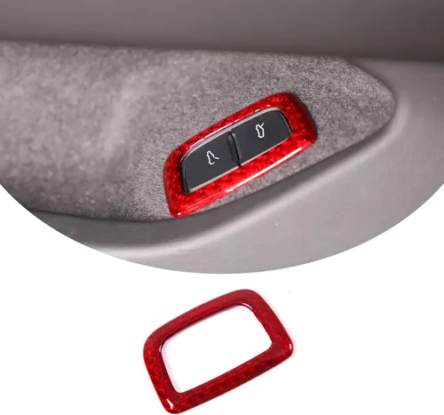 Miniatura 6 de Cubierta de botón de interruptor de maletero de fibra de carbono real compatible con Chevrolet Corvette C8 2020-2024, accesorios de marco de panel